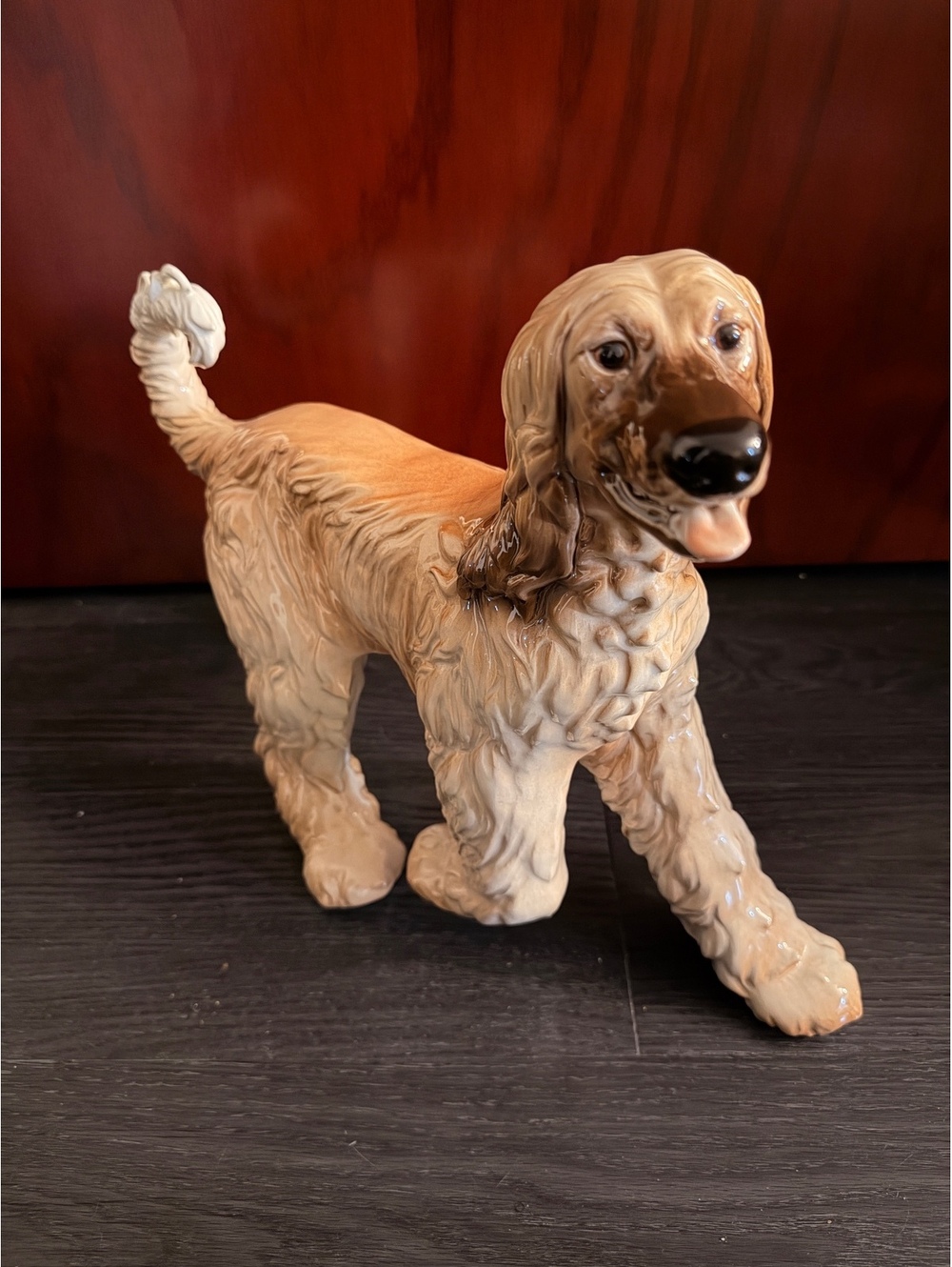 Vtg 17” Goebel W Germany Porcelain Afghan Hound Figurine
